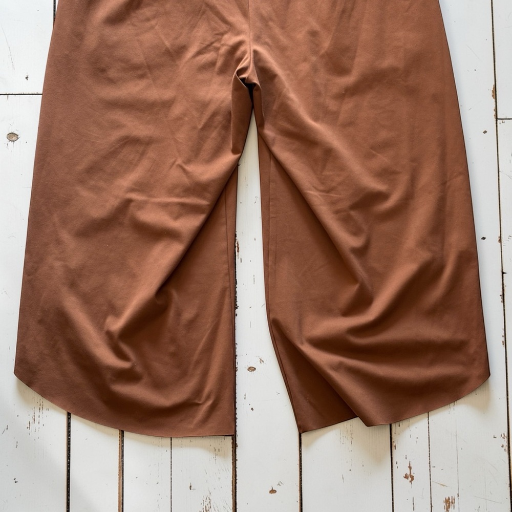 G4Free Black Athletic Capri Pants XL Split Hem Yoga Workout Stretch - Picture 9 of 13